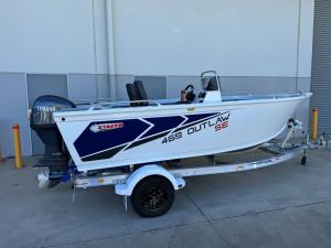 Stacer 469 Outlaw Side Console SE Yamaha F70 2027 Model
