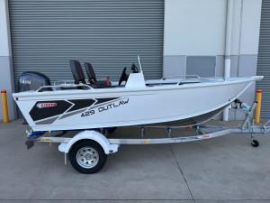 Stacer 429 Outlaw Side Console Yamaha F50 2027 Model 