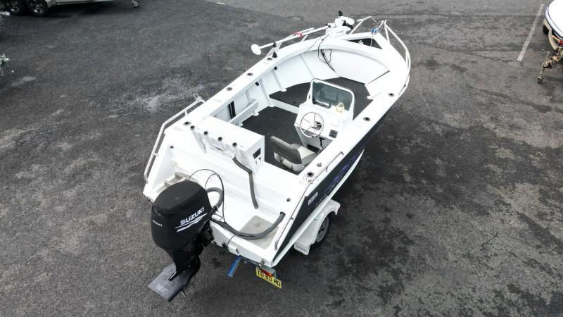 Formosa Sea Rod 480 Side Console, Suzuki 90hp Outboard and Dunbier Trailer