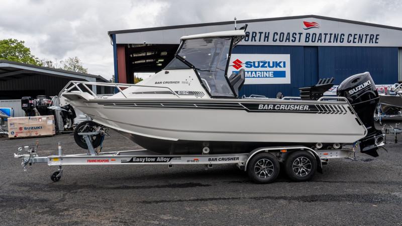 Bar Crusher 615C, Suzuki Marine DF140BTX Outboard & Trailer Package