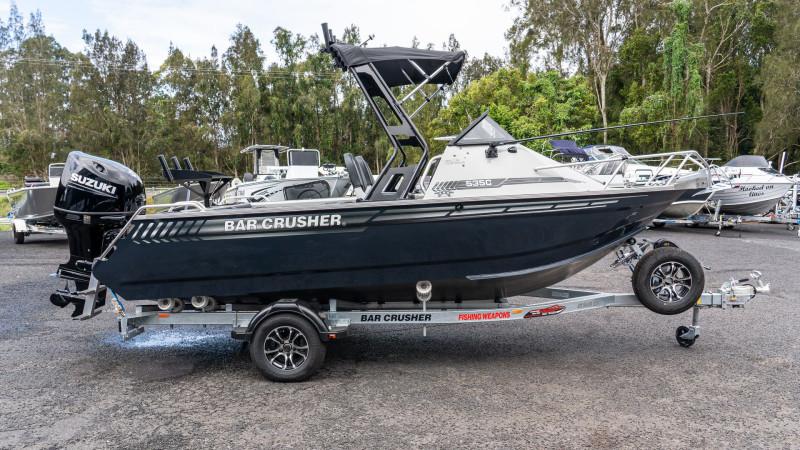 Bar Crusher 535C, Suzuki Marine DF115BTX Outboard & Trailer Package