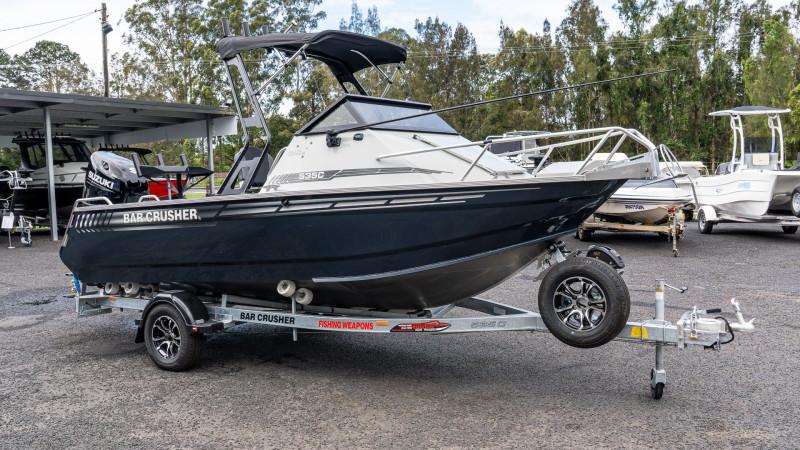 Bar Crusher 535C, Suzuki Marine DF115BTX Outboard & Trailer Package