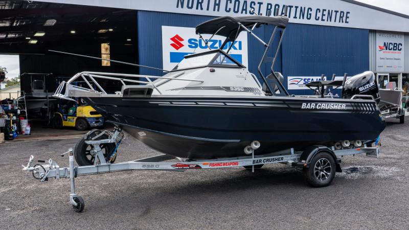 Bar Crusher 535C, Suzuki Marine DF115BTX Outboard & Trailer Package
