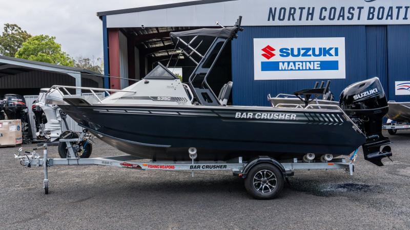 Bar Crusher 535C, Suzuki Marine DF115BTX Outboard & Trailer Package