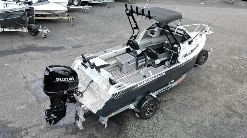 Bar Crusher 535C, Suzuki Marine DF115BTX Outboard & Trailer Package