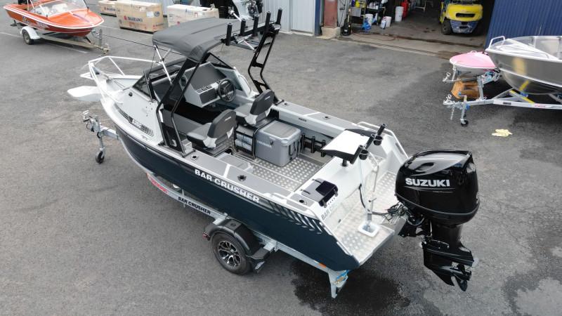 Bar Crusher 535C, Suzuki Marine DF115BTX Outboard & Trailer Package