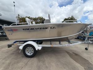 Quintrex 420 Renegade SC + Yamaha 50hp - In Stock