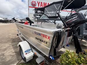 2022 Quintrex F350 Outback Mercury 6hp Four Stroke  MotorGuide 12v Pinpoint GPS**Perfect First Boat**No Boat License Needed**Excellent Condition**Ready To Go