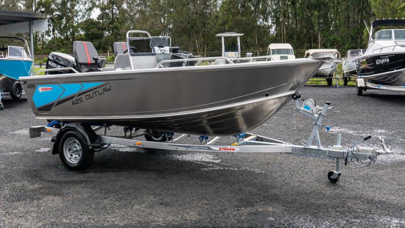 Stacer Outlaw Side Console 429, Suzuki Marine DF50ATL Outboard & Trailer Package