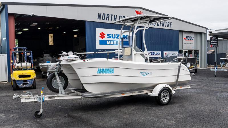 Quantum Cat Mirage 480 Centre Console, Yamaha 70hp Outboard and Trailer