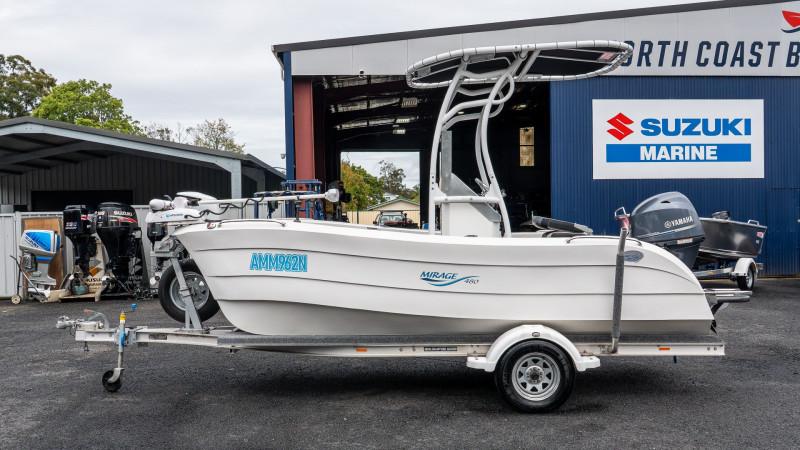Quantum Cat Mirage 480 Centre Console, Yamaha 70hp Outboard and Trailer