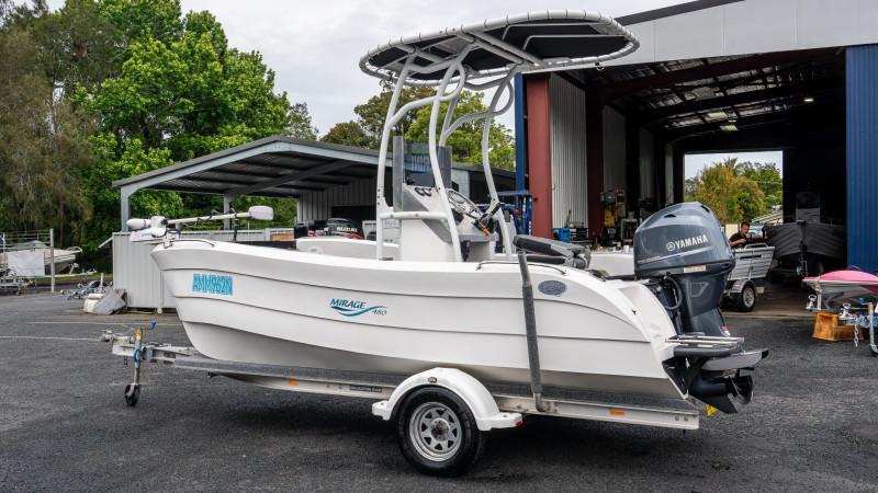 Quantum Cat Mirage 480 Centre Console, Yamaha 70hp Outboard and Trailer