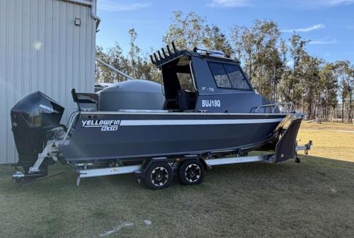 Carousel 2 of 2024 Yellowfin YF-76 Extended Cab, Merc 250hp V8 DTS - Still under Factory Warranty 