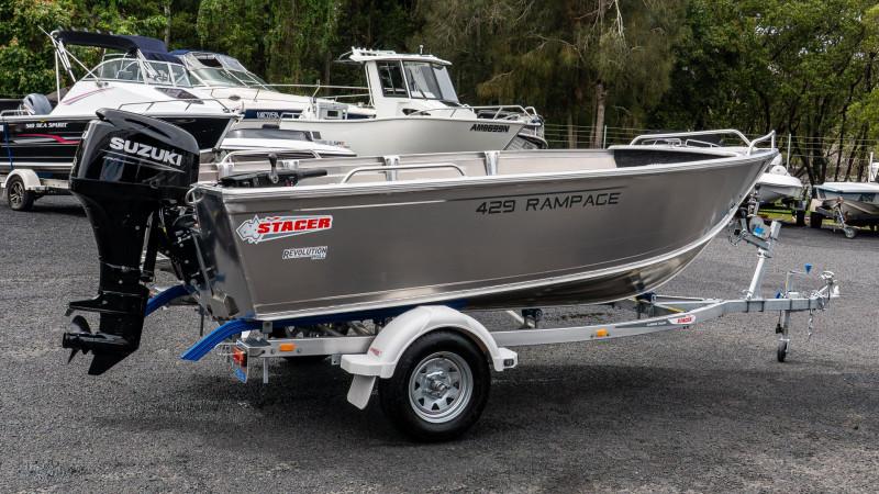 Stacer Rampage 429, Suzuki Marine DF50ATHL Outboard & Trailer Package