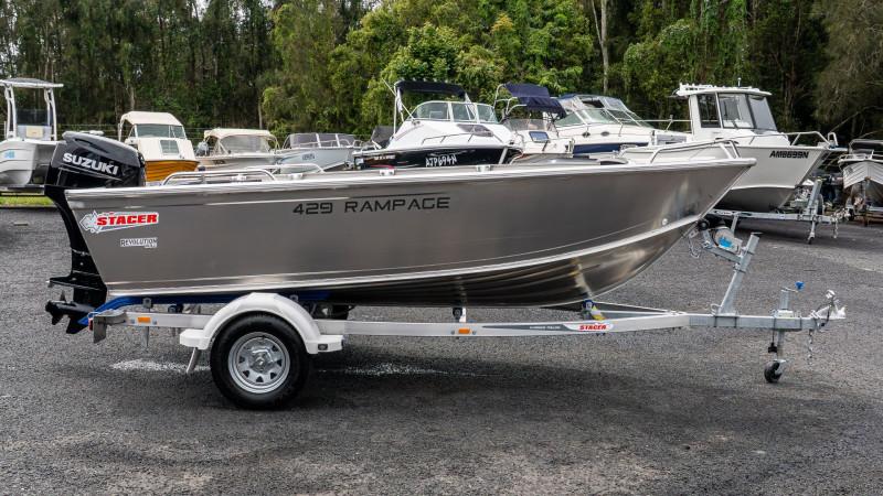 Stacer Rampage 429, Suzuki Marine DF50ATHL Outboard & Trailer Package