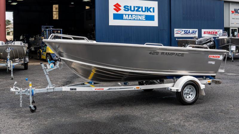 Stacer Rampage 429, Suzuki Marine DF50ATHL Outboard & Trailer Package