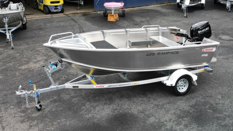 Stacer Rampage 429, Suzuki Marine DF50ATHL Outboard & Trailer Package