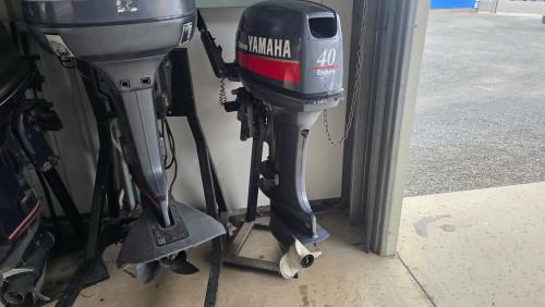 Carousel 1 of 40hp Yamaha 2003 Long Shaft Tiller Steer 2 Stroke